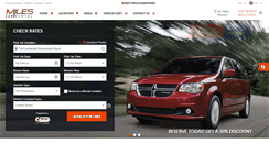 Desktop Screenshot of milescarrentalfortlauderdale.com