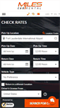 Mobile Screenshot of milescarrentalfortlauderdale.com