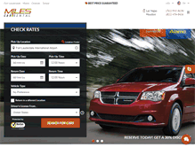 Tablet Screenshot of milescarrentalfortlauderdale.com